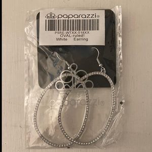 Paparazzi Silver Dangle Earrings